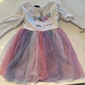 Carter's Shimmer Unicorn Dress with Pastel Tulle